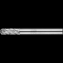 Pferd Inc. 21728024 - PFERD Carbide Bur SC-1 Cylindrical Radius End OMNI Double Cut 1/4" x 5/8" x 1/4" Shank