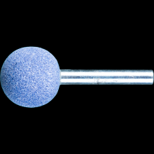 Pferd Inc. 35025279 - PFERD Vitrified Mounted Point, TOUGH, 1" x 1, 80 Grit, A25, Ceramic Oxide, 1/4" Shank