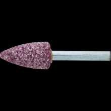 Pferd Inc. 39101600 - PFERD Vitrified Mounted Point, STEEL, 11/16" x 1-1/4, 30 Grit, A12, AO, 1/4" Shank