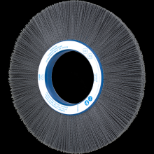 Pferd Inc. 79183758 - PFERD M-BRAD® Composite Wheel Brush 12" Dia. .040/120 Grit SiC 4-1/4" Arbor