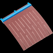 Pferd Inc. 42800116 - PFERD POLIFLAP® Abrasive Flaps, 2-3/8" x 3, 220 Grit, Set of 12 Flaps, Aluminum oxide