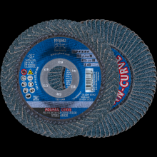 Pferd Inc. 69902670 - PFERD Flap Disc, 4-1/2"x7/8, Z SGP CURVE STEELOX,40 Grit,Medium Radius,Zirconia,2 Pack