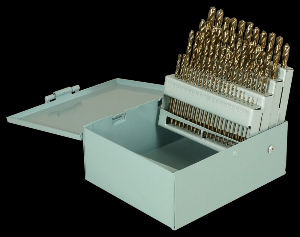 135° Heavy-Duty Cobalt Jobber Length Drill Set