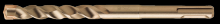 Cle-Line C22112 - 118° 3-Flute Carbide-Tipped SDS-Plus Masonry Drill