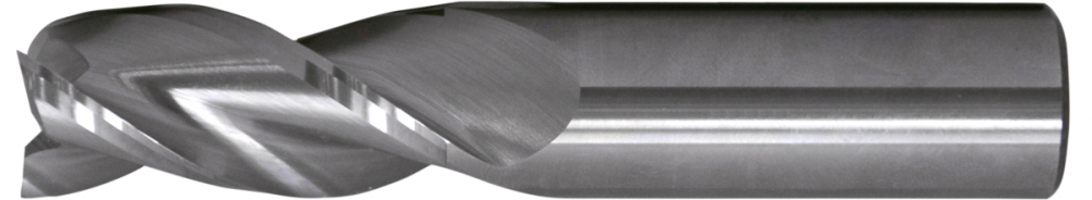 3-Flute Square End High-Performance End Mill for Aluminum