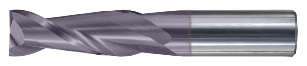 2-Flute Square End Single End General Purpose End Mill