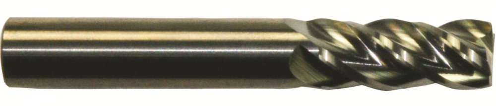 4-Flute Corner Radius End Mill