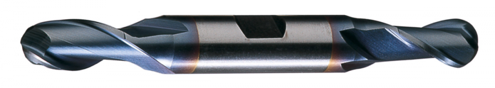 HSS Double End 2 Flute Center Cutting Ball Nose