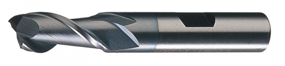 HSS Single End 2-Flute Center Cutting High Helix Finisher