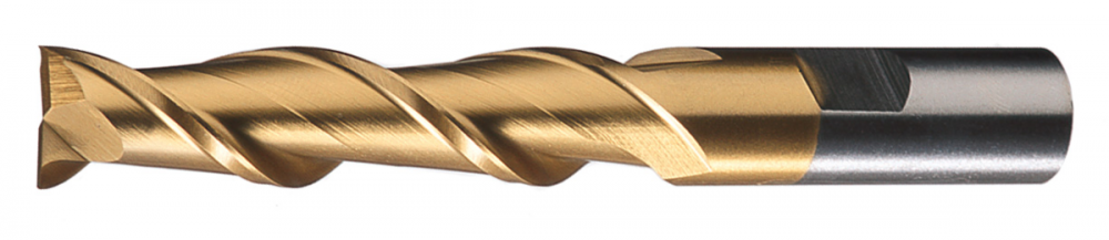HSS Single End 2-Flute Center Cutting High Helix Finisher