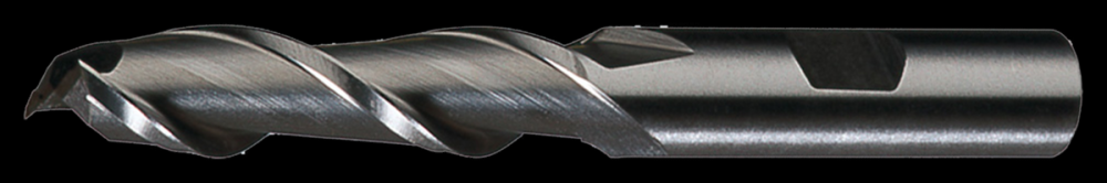 HSS Single End 2-Flute Center Cutting High Helix Finisher