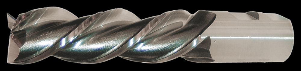 Powder Metal High-Helix Finishing End Mill - 3F SE CC LH