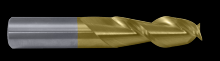 Cleveland C84032 - 2-Flute Square End High-Performance End Mill for Aluminum