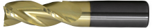 Cleveland C84207 - 3-Flute Square End High-Performance End Mill for Aluminum