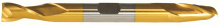 Cleveland C39048 - HSS Double End 2-Flute Center Cutting Finisher