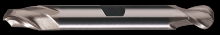 Cleveland C75119 - HSS Double End 2 Flute Center Cutting Ball Nose