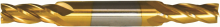 Cleveland C75004 - HSS Double End 4-Flute Center Cutting Finisher