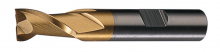Cleveland C38956 - HSS Single End 2-Flute Center Cutting Keyway Tolerance Finisher