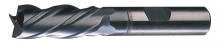 Cleveland C33625 - HSS Single End 4-Flute Non-Center Cutting Left Hand Helix Left Hand Cut Finisher