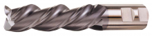 Cleveland C40321 - Powder Metal High-Helix Finishing End Mill - 3F SE CC LH