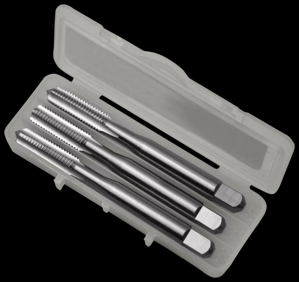 Straight Flute 3-Piece LH Hand Tap Set