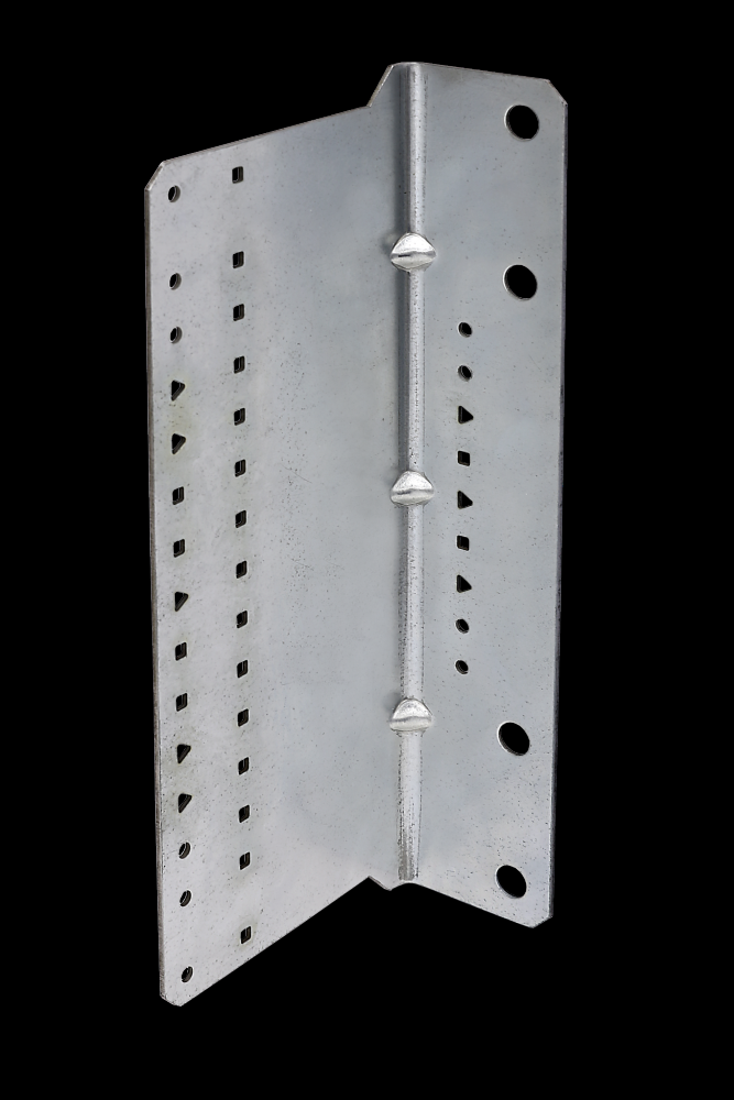 SJC 2 in. x 4-1/2 in. x 10-1/4 in. 14-Gauge Galvanized Steel-Joist Connector (15-Qty)