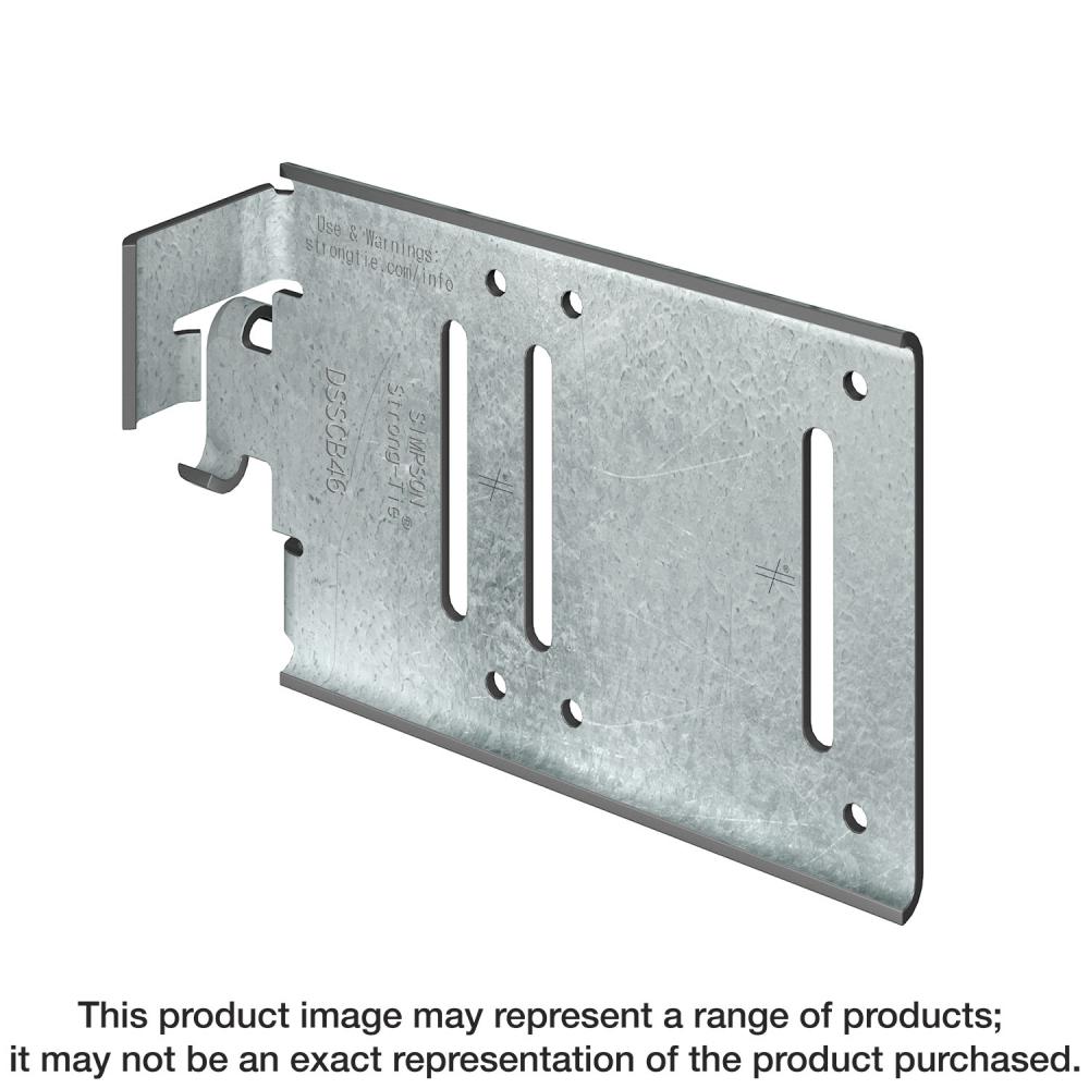 DSSCB 4 in. x 8 in. Bypass Framing Drift Strut Connector w/ Screws (25-Qty)