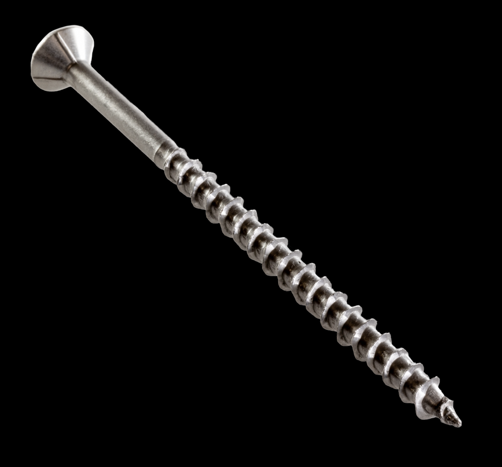 Deck-Drive™ DWP WOOD SS Screw - #12 x 4 in. T-27, Flat Head, Type 316 (5-Qty)