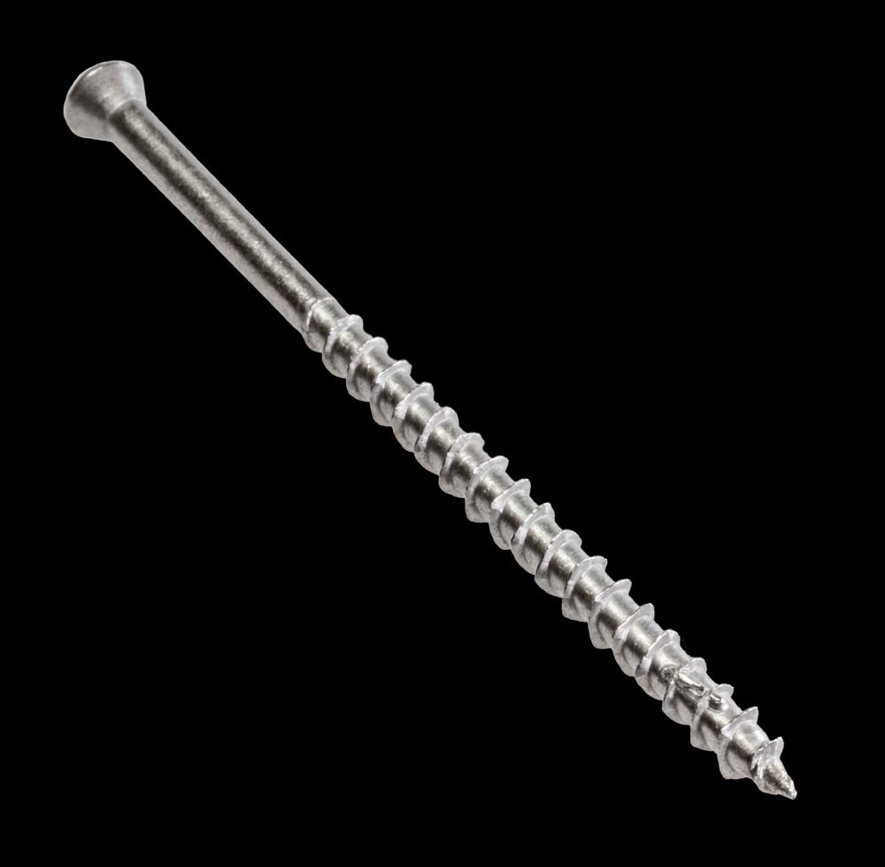 Deck-Drive™ DWP WOOD SS Screw - #7 x 3 in. T-15, Trim Head, Type 316, Tan 03 (1750-Qty)