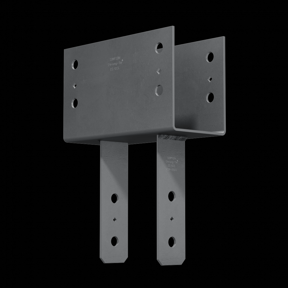 CC Column Cap for Triple 2x Beam, 6x Post