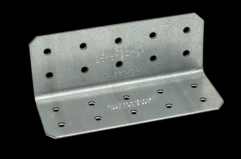 RCA 2 in. x 2 in. x 5 in. 14-Gauge Galvanized Rigid Connector Angle (75-Qty)