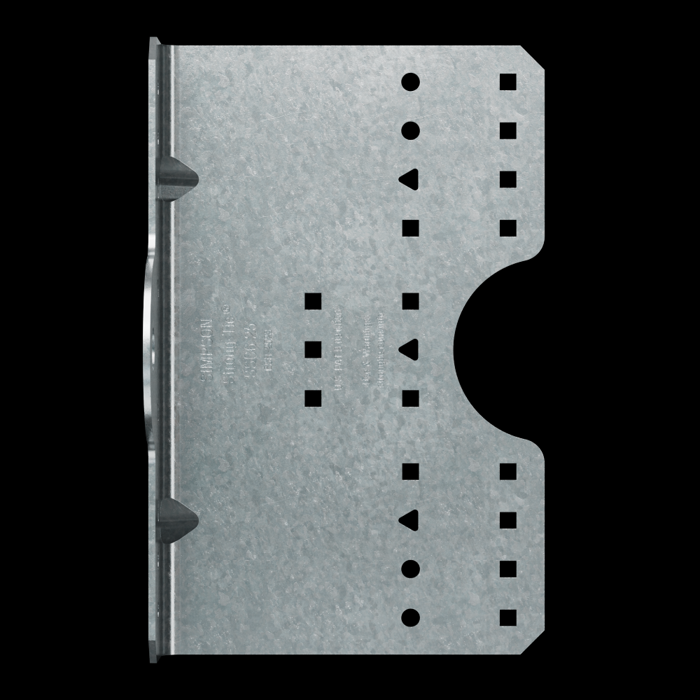SSC 6-1/4 in. 14-Gauge Galvanized Steel-Stud Clip (30-Qty)