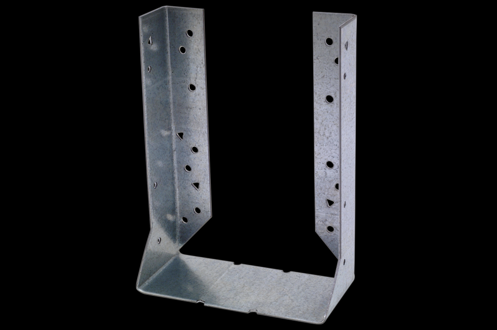 HUC ZMAX® Galvanized Face-Mount Concealed-Flange Joist Hanger for 6x10