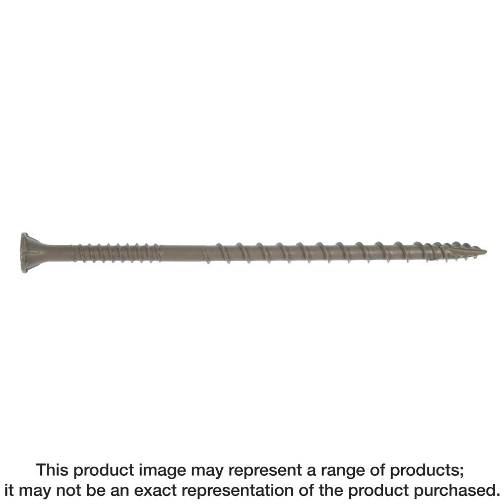 Deck-Drive™ DSV WOOD Screw - #10 x 4 in. T-25, Flat Head, Quik Guard®, Tan (1000-Qty)