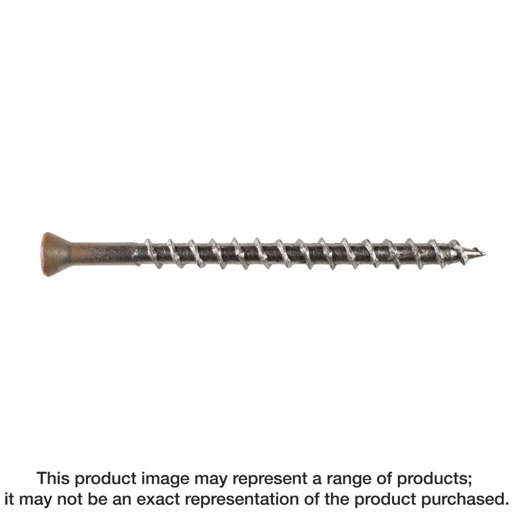 Deck-Drive™ DWP WOOD SS Screw - #10 x 2-1/2 in. T25, Trim Head, Type 305, Tan 03 (350-Qty)