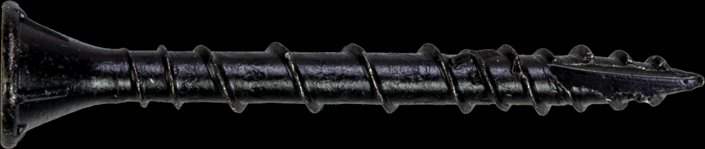 Deck-Drive™ DSV WOOD Screw — #8 x 1-5/8 in. T25, Flat Head, Quik Guard®, Black (160-Qty)