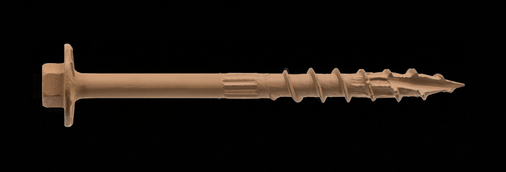 Strong-Drive® SDWH™ TIMBER-HEX Screw - 0.195 in. x 3 in. 5/16 Hex, DB Coating (1000-Qty)