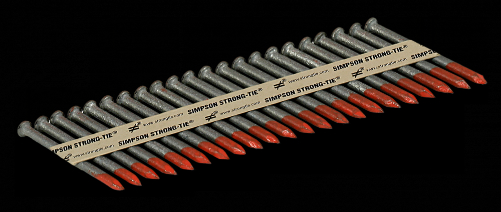 Strong-Drive® 33° SCN SMOOTH-SHANK CONNECTOR Nail - 2-1/2 in. x .162 in. HDG (500-Qty)