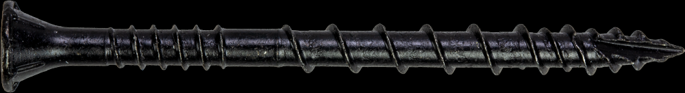 Deck-Drive™ DSV WOOD Screw — #10 x 2-1/2 in. T25, Flat Head, Quik Guard®, Black (80-Qty)