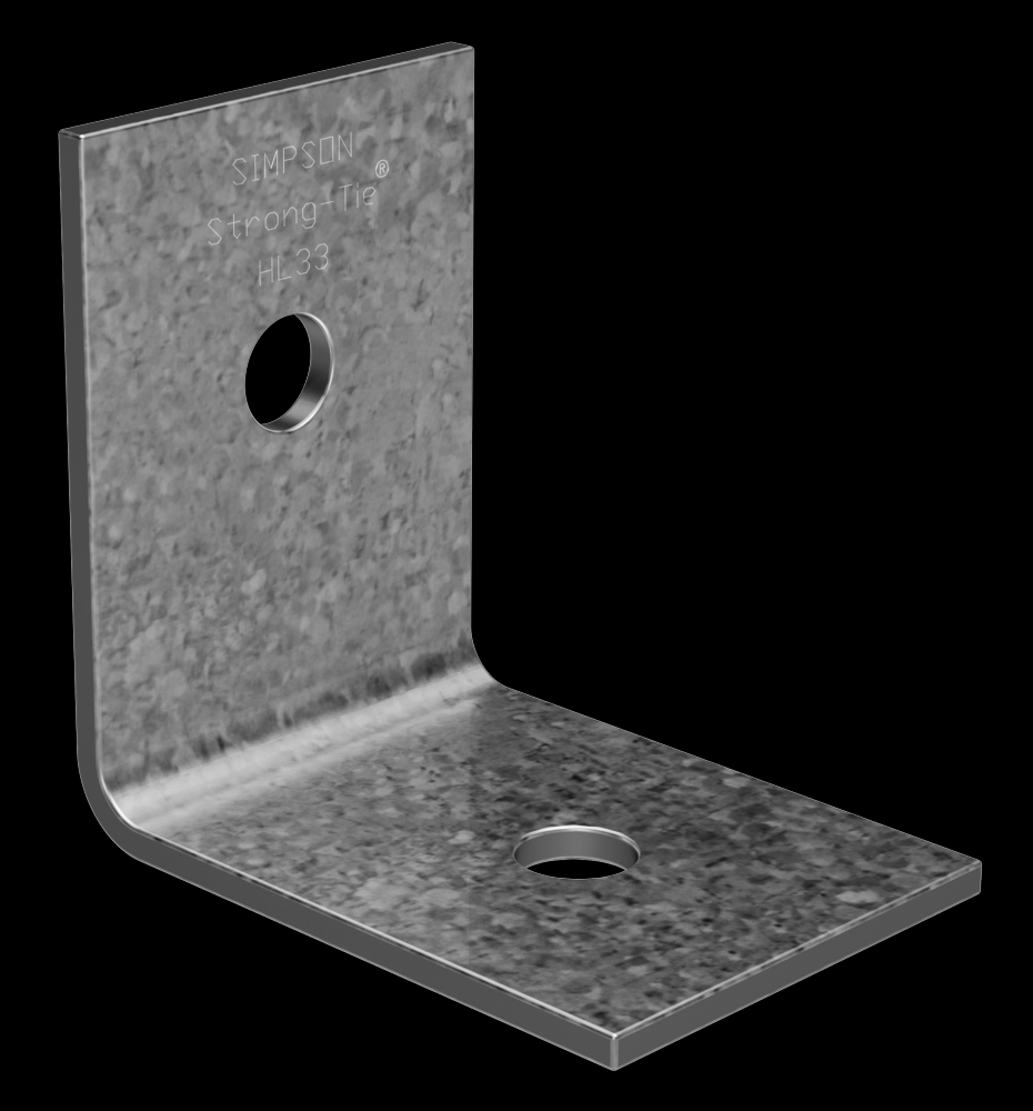HL 3-1/4 in. x 2-1/2 in. Galvanized Heavy Angle