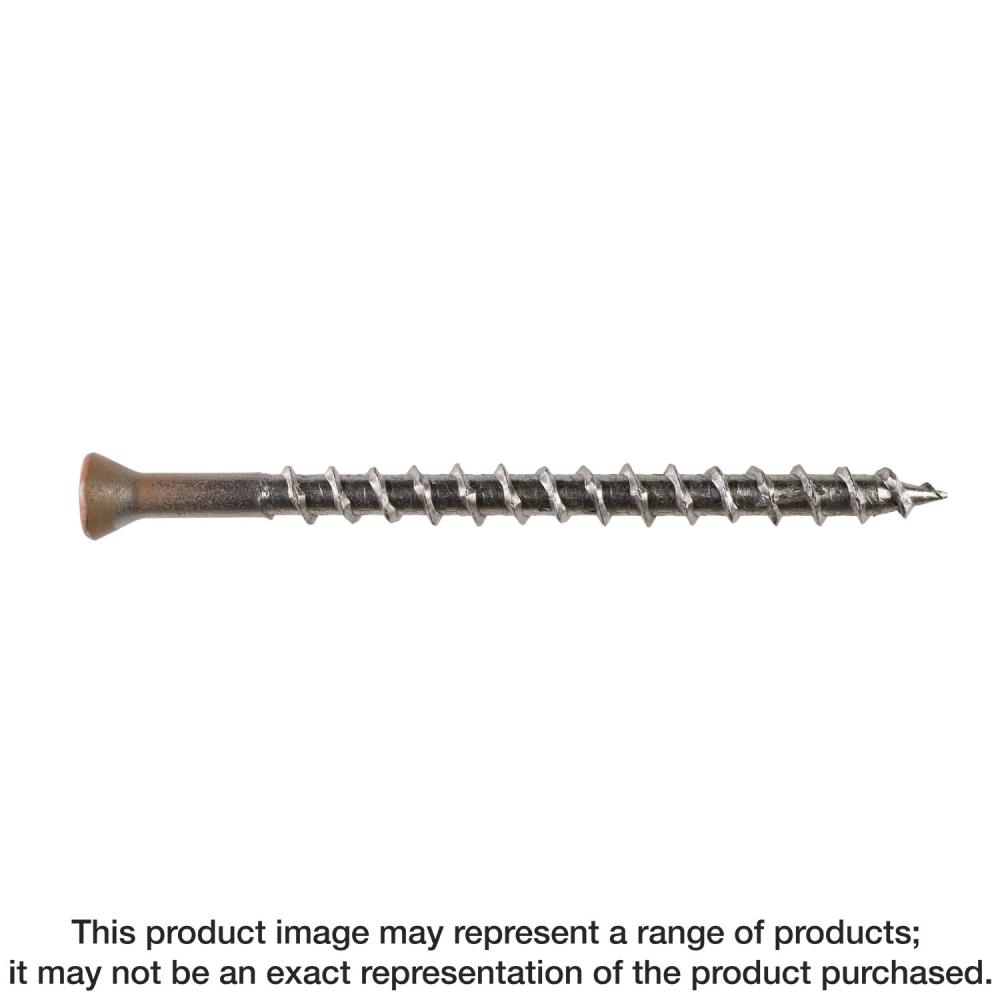 Deck-Drive™ DWP WOOD SS Screw - #10 x 3 in. T25, Trim Head, Type 305, Tan 03 (1750-Qty)