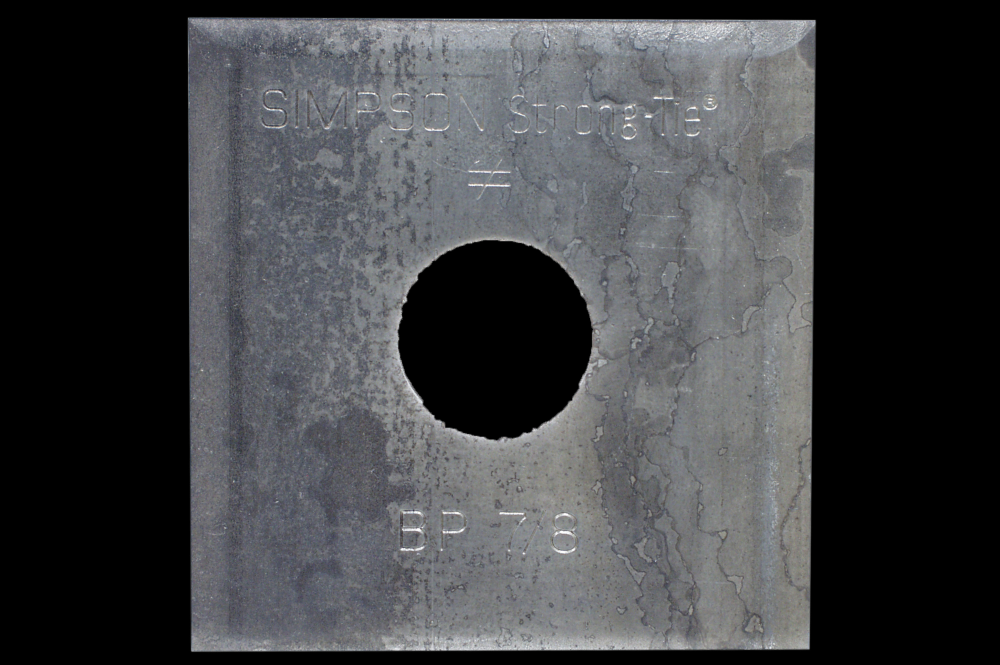BP 3 in. x 3 in. Bearing Plate with 7/8 in. Bolt Dia.