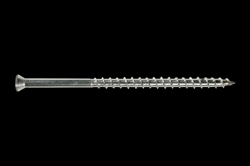 Trim-Head Screw, 6-Lobe Drive - #7 x 2-1/4 in. T-15 Type 316, Gray 04 (350-Qty)
