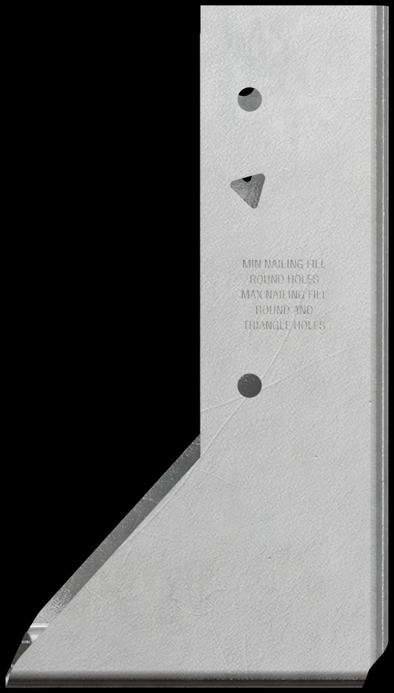 HUC Stainless-Steel Face-Mount Concealed-Flange Joist Hanger for 4x6