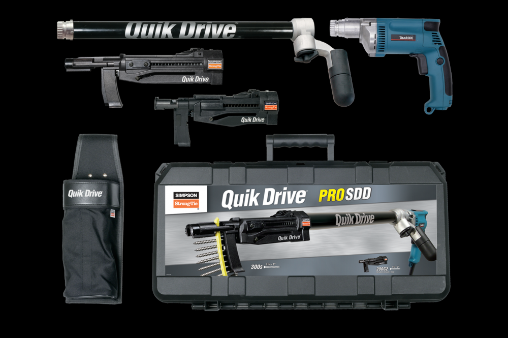 Quik Drive® PROSDD Multi-Purpose Combo System w/ Makita® 3500 RPM Screwdriver Motor