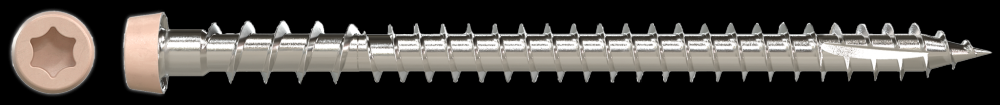 Deck-Drive™ DCU COMPOSITE Screw (Collated) — #10 x 2-3/4 in. Type 316, Tan 05 (1000-Qty)
