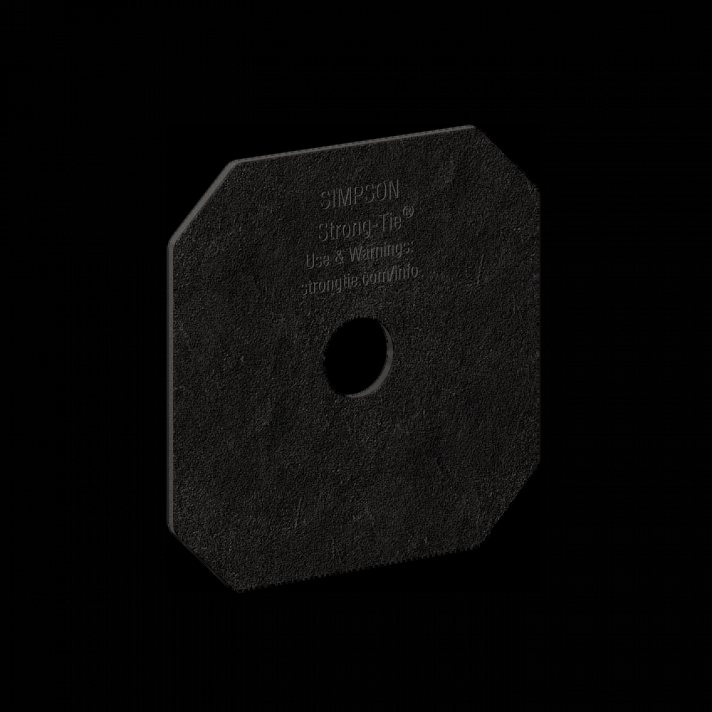 Outdoor Accents® Avant Collection™ Z-MAX®, Black Powder-Coated Decorative Washer