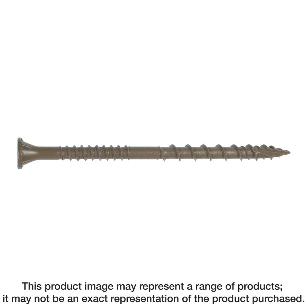 Deck-Drive™ DSV WOOD Screw - #10 x 3 in. T-25, Flat Head, Quik Guard®, Tan (1750-Qty)