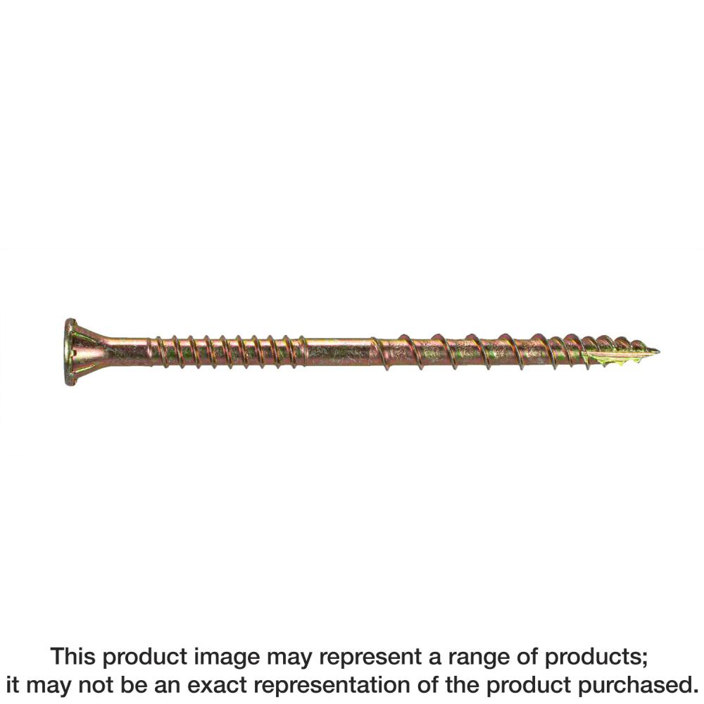 Strong-Drive® CSV Construction Screw - #10 x 3 in. T25, Flat Head, Yellow Zinc (1750-Qty)