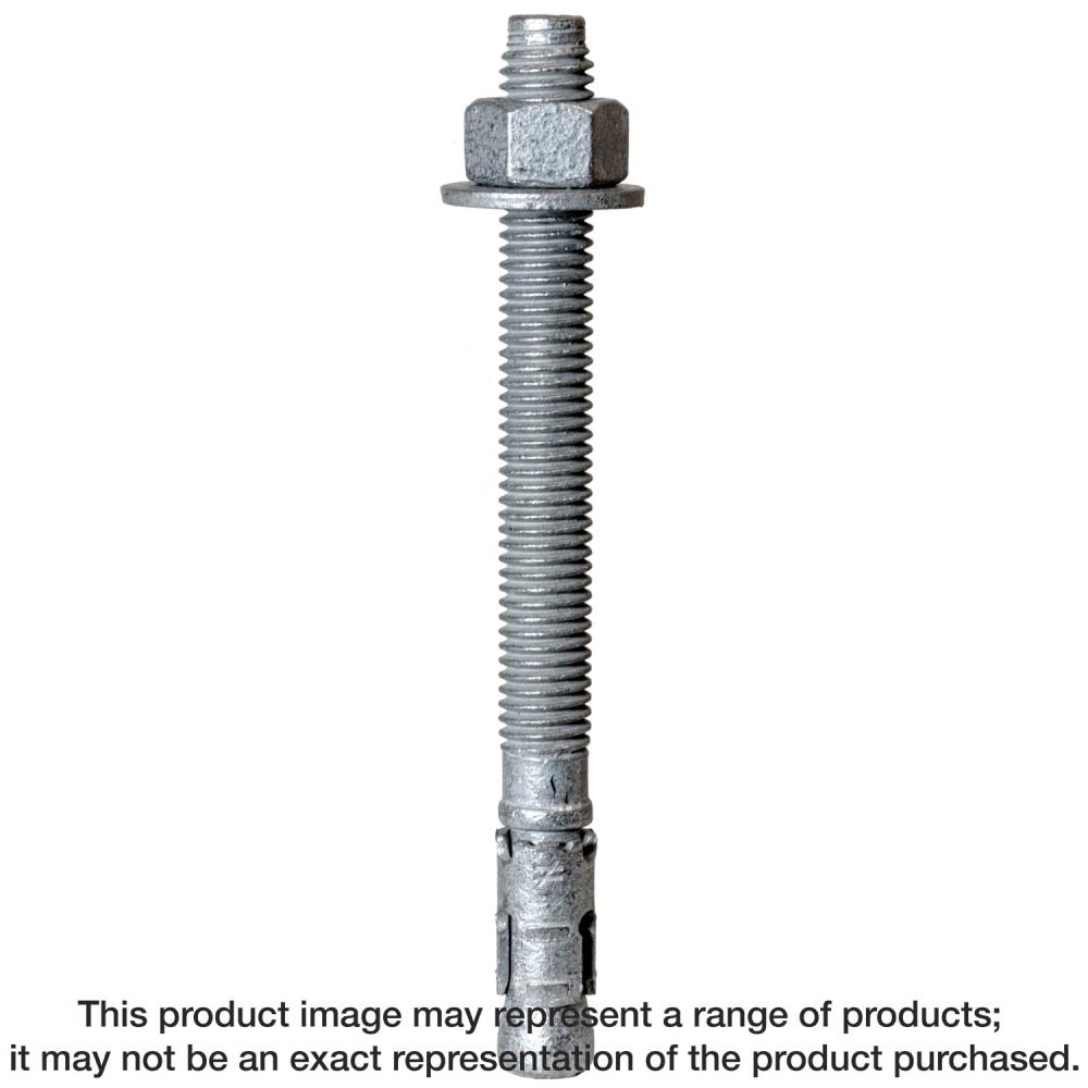 Strong-Bolt® 2 — 3/4 in. x 8-1/2 in. Mechanically Galvanized Wedge Anchor (10-Qty)